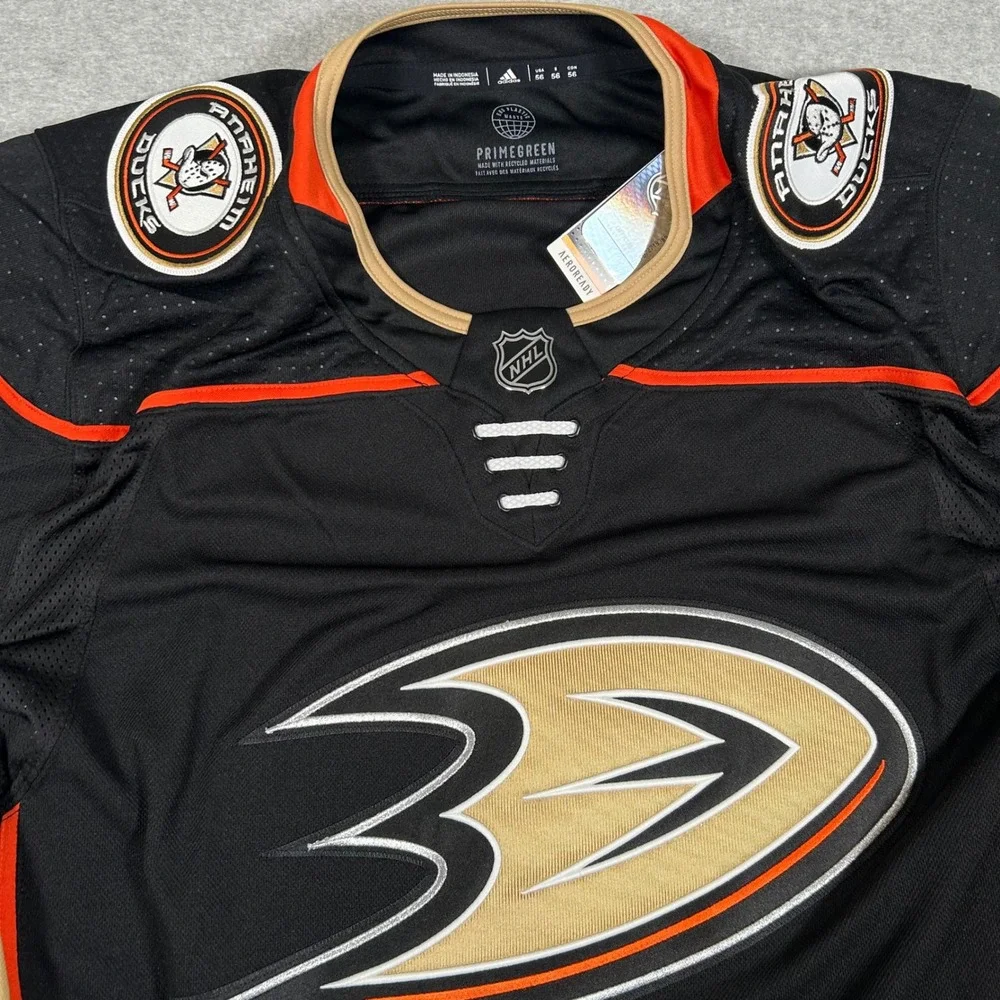 Adidas Anaheim Ducks‎ Jersey Size 56 Primegreen Home Black Authentic NHL NEW